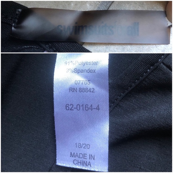 Swimsuits for all short sleeve semi sheer jumpsuit coverup. Size 18 / 20 - Picture 7 of 9